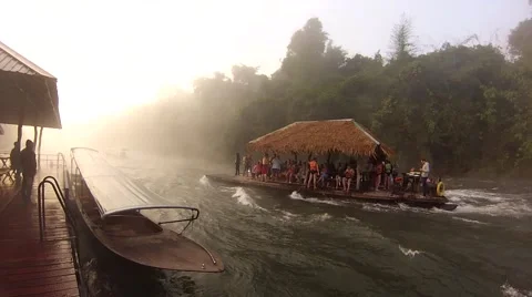 Fog on the River Kwai 스톡 동영상 42752096