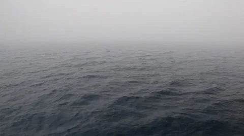 Fog on the sea Stock Footage 30450950