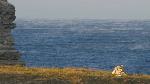 Fog at sea. Stock Footage 108306751