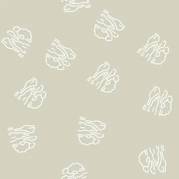 Fog smoke line seamless pattern Stock Illustration