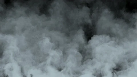 Fog smoke permeating on a black background. Stock Footage 132062954