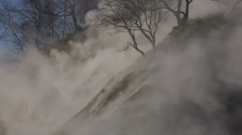 Fog, smoke, volcano 스톡 동영상 941502