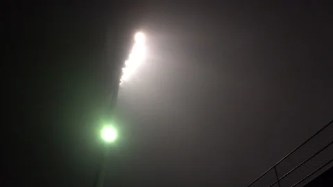 Fog Stadium lights 스톡 동영상 103425248