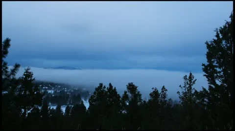 Fog Time-Lapse Stock Footage 10856934