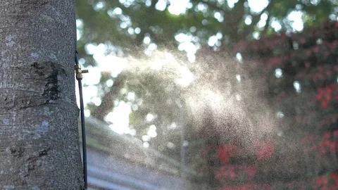 Fog water or mist spray nozzle Stock-Footage 86515455
