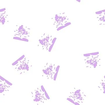 Fog weather glyph vector seamless pattern 스톡 일러스트