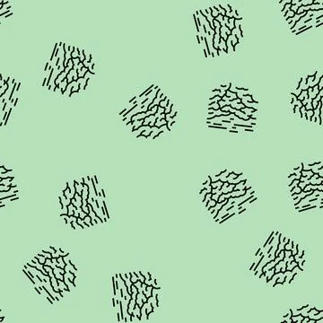 Fog weather natural phenomena vector seamless pattern 스톡 일러스트