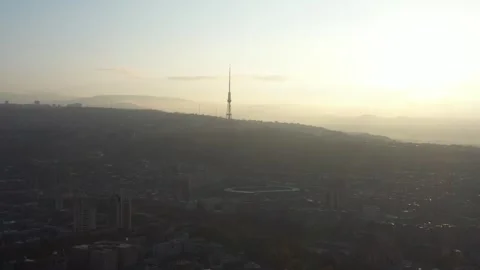 Fog Yerevan 2 Video stock 337778033