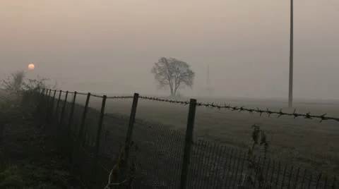 FOG_FENCE Video stock 11133399