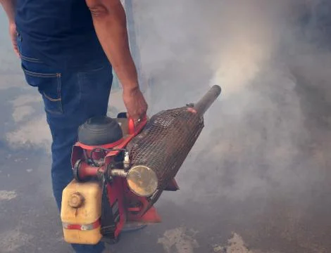 Fogging Machine for dengue prevention Stock Photos