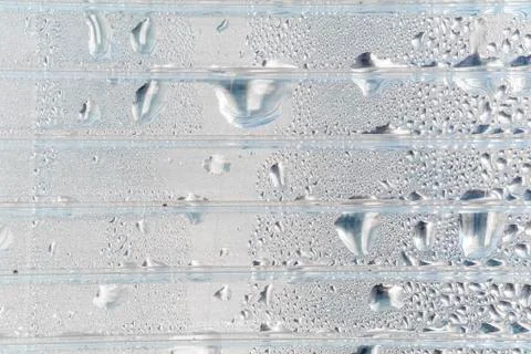 Fogging polycarbonate. texture. background. polycarbonate greenhouse photo Stock Photos