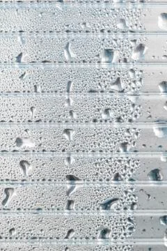 Fogging polycarbonate. texture. background. polycarbonate greenhouse photo Stock Photos