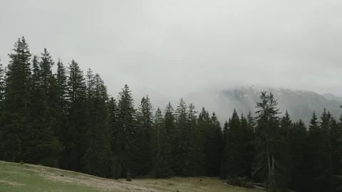Foggy Alps Stock Footage 270976273