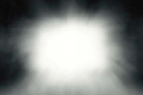 Foggy and backlit background image Illustrazione stock