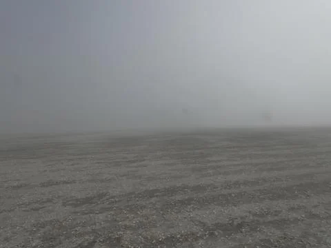Foggy Beach Stock Photos