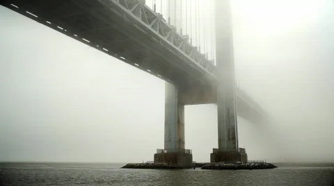 Foggy Bridge Video stock 712164