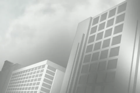 Foggy City Background Begin Stock Footage 10870937