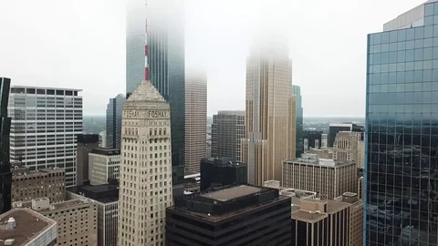 Foggy City Video stock 111832319