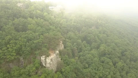 Foggy Cliff Video stock 95565452