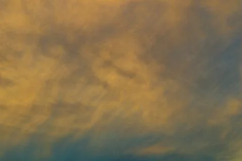 Foggy clouds in the sky create the effect of smoke, weather phenomena in natu Stock Photos