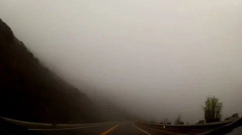 Foggy Driving 库存影片 29511995