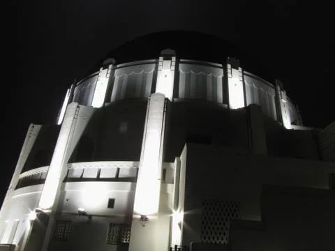 Foggy Griffith Observatory Stock Photos