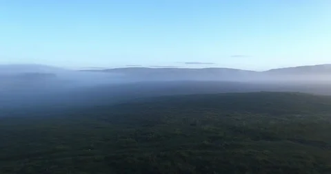 Foggy hills Video stock 85983525