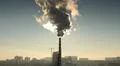 The foggy industrial landscape Photo
