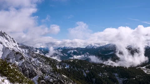 Foggy landscape timelapse 2 Stock Footage 165917257