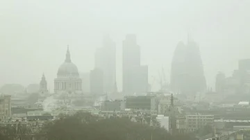 Foggy London Stock Footage
