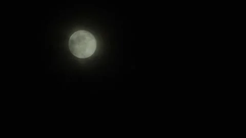 Foggy Moon Video stock 301575177