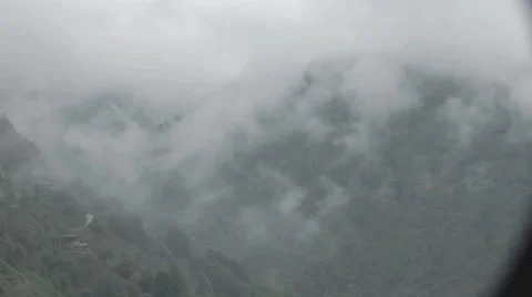 Foggy mountain Stock Footage 48392840
