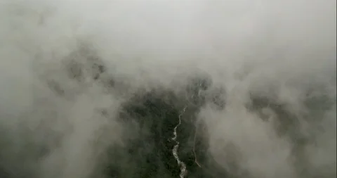 Foggy Mountain Stock Footage 91303846