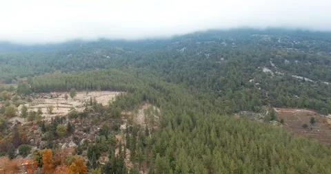 Foggy Mountain Peak Stock Footage 145690954