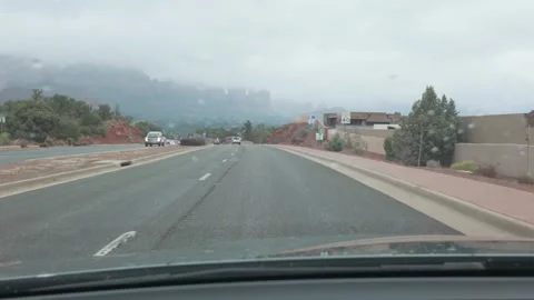 Foggy Mountain Road Stock Footage 278190571