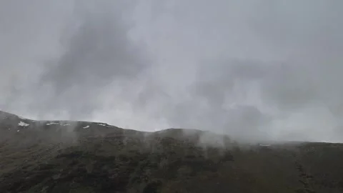 Foggy mountains and clouds Stock-Footage 240660855