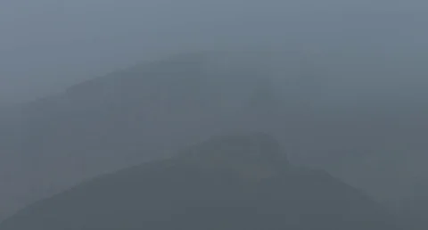 Foggy Mountains Stock Footage 70596468