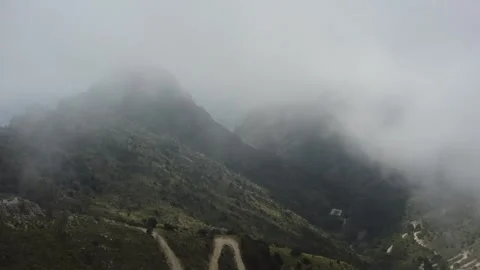 Foggy Mountains Stock Footage 274144390