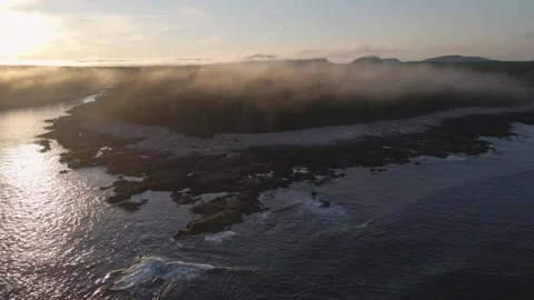 Foggy Ocean Video stock 248196788