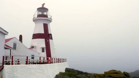 Foggy Ocean Lighthouse 動画素材 77245639