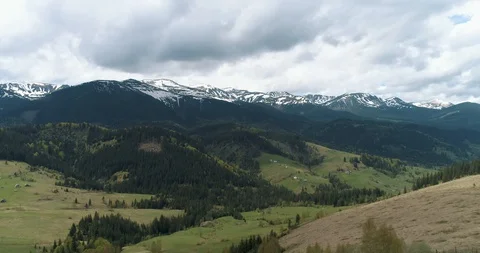 Foggy rainforest in mountains Stock Footage 128698948