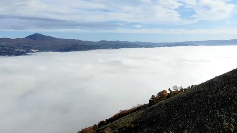 On the foggy sea Hyperlapse Stock Footage 126731054