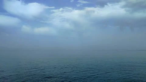 Foggy seascape Stock Footage 197404149