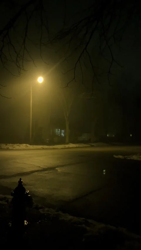 Foggy street light Video stock 279522045