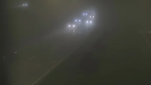 Foggy streets at night Video stock 99601064