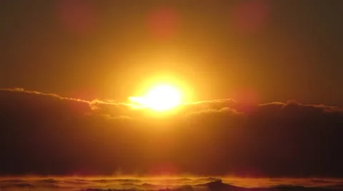 Foggy Surf at Sunrise Vídeo Stock 43304357