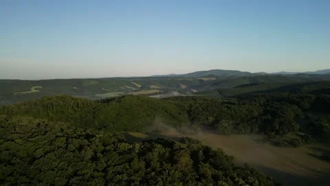 Foggy valley 2 Stock Footage 305831513