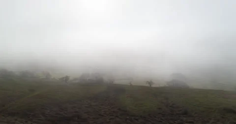 Foggy valley Stock Footage 187868247