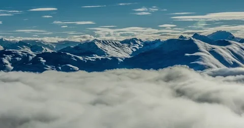 Foggy Valley Timelapse 4k Stock Footage 44794388