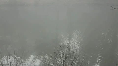 Foggy Water 1 Stock Footage 10900053